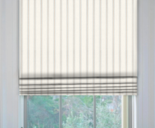 Load image into Gallery viewer, Thibaut Beckley Stripe Roman Shade