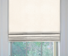 Load image into Gallery viewer, Thibaut Balmuccia Matelasse Roman Shade