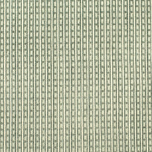 Load image into Gallery viewer, Seafoam Green Stripe Chenille Upholstery Fabric / Rainforest