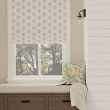 Load image into Gallery viewer, Cotton White Coral Teal Blue Floral Chintz Upholstery Drapery Fabric