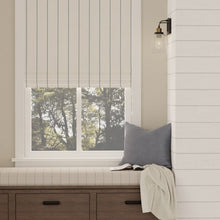 Load image into Gallery viewer, Heavy Duty Cream French Blue Stripe Upholstery Drapery Fabric
