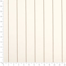 Load image into Gallery viewer, Heavy Duty Ivory Brown Stripe Upholstery Drapery Fabric