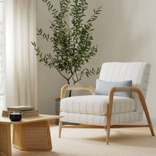Load image into Gallery viewer, Heavy Duty Steel Blue Grey Stripe Upholstery Drapery Fabric
