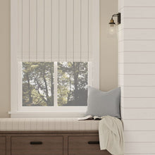 Load image into Gallery viewer, Heavy Duty Steel Blue Grey Stripe Upholstery Drapery Fabric