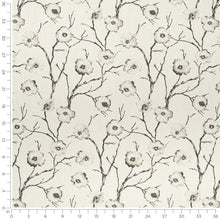 Load image into Gallery viewer, InsideOut Indoor Outdoor Performance Charcoal Black Grey Floral Upholstery Fabric
