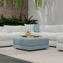 Load image into Gallery viewer, InsideOut Indoor Outdoor Performance Grey Blue Floral Upholstery Fabric