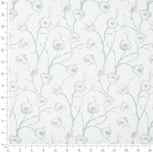 Load image into Gallery viewer, InsideOut Indoor Outdoor Performance Grey Blue Floral Upholstery Fabric