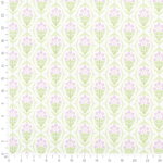 Load image into Gallery viewer, Cotton White Green Blue Purple Floral Chintz Upholstery Drapery Fabric