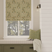 Load image into Gallery viewer, Seafoam Aqua Teal Green Floral Paisley Upholstery Drapery Fabric / Celery