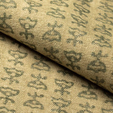 Load image into Gallery viewer, Olive Green Tribal Ethnic Upholstery Drapery Fabric / Basil