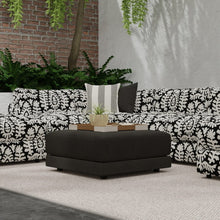 Load image into Gallery viewer, InsideOut Indoor Outdoor Performance Black Off White Tribal Floral Medallion Upholstery Fabric