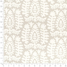 Load image into Gallery viewer, InsideOut Indoor Outdoor Performance Taupe Cream Tribal Floral Medallion Upholstery Fabric