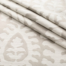Load image into Gallery viewer, InsideOut Indoor Outdoor Performance Taupe Cream Tribal Floral Medallion Upholstery Fabric