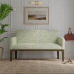 Load image into Gallery viewer, Cotton Seafoam Green Pink Red Ivory Floral Upholstery Drapery Chintz Fabric