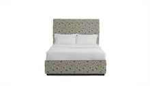Load image into Gallery viewer, Beige Seafoam Geometric Abstract Ikat Chenille Upholstery Fabric FB