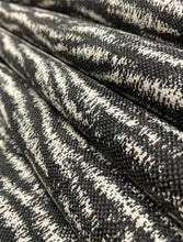 Load image into Gallery viewer, Stout Sunbrella Holden Black White Reversible Animal Pattern Upholstery Fabric WHS 5121
