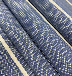 Revolution Outdoor Starboard Navy Blue White Upholstery Fabric STA 5055