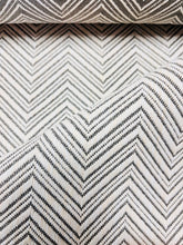 Load image into Gallery viewer, Mokum Madura Herringbone Shell Cream Beige Indoor Outdoor Upholstery Fabric