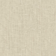 Load image into Gallery viewer, 118” Wide Semi Sheer Buff Beige Taupe Stripe Drapery Fabric FB