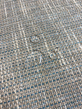 Load image into Gallery viewer, 1.3 Yard Designer Water &amp; Stain Resistant Beige Teal Taupe MCM Mid Century Modern Upholstery Fabric WHS 4623