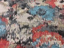 Load image into Gallery viewer, Southern Charm Multi Swavelle Mill Creek Coral Grey Teal Green Beige Upholstery Drapery Fabric