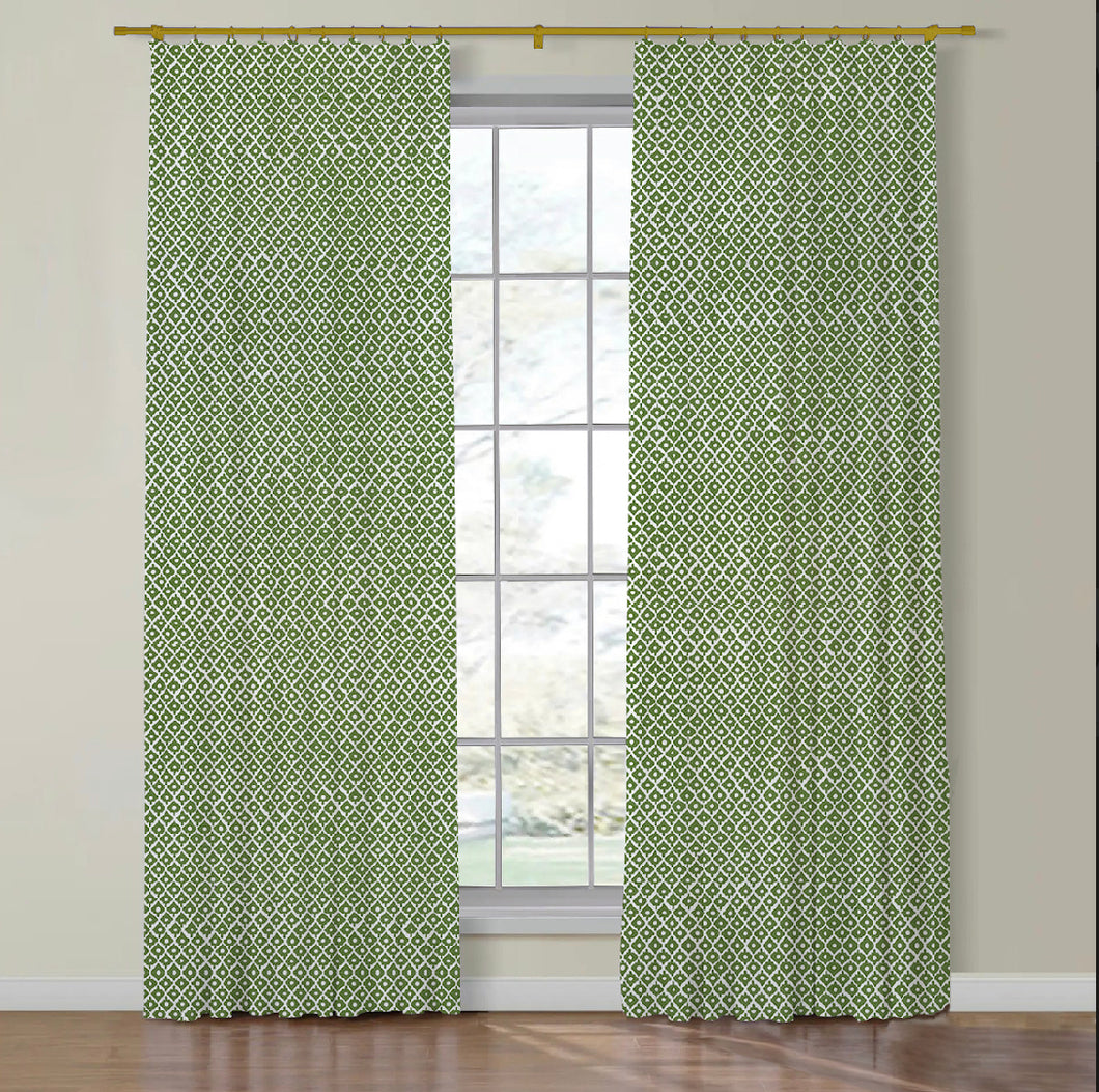 Thibaut Petit Arbre Side Drapery Panels