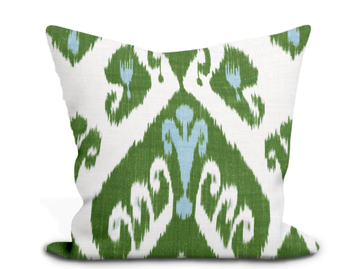 Thibaut Indies Ikat Pillow