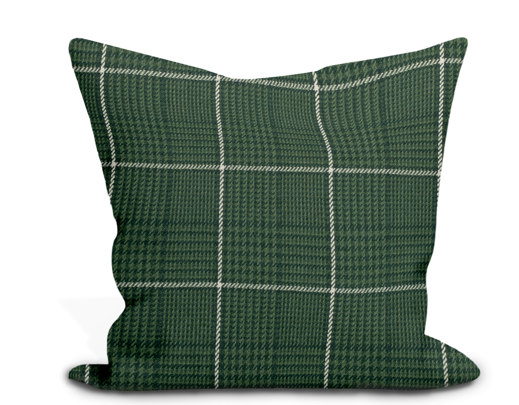 Thibaut Grassmarket Check Pillow