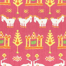 Load image into Gallery viewer, Set of Two Made to Order Thibaut Kingdom Parade Side Drapery Panels