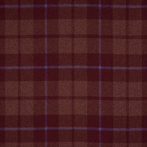 Pair of Custom Made Schumacher Montana Wool Plaid Pillow Covers - Both Sides