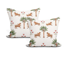 Load image into Gallery viewer, Schumacher Tiger Palm pillow cover 