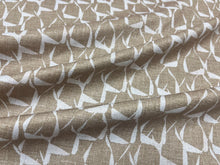 Load image into Gallery viewer, Designer ‘Eke Dijon Mustard Gold Beige Abstract Water Stain Resistant Upholstery Drapery Fabric