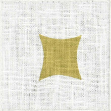 Load image into Gallery viewer, Cotton Linen Blend Cream Chartreuse Geometric Drapery Fabric FB