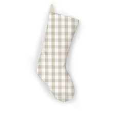 Load image into Gallery viewer, Thibaut Saybrook Check Christmas Stocking - 12 Colors