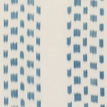 Load image into Gallery viewer, Set of Two Made to Order Schumacher Izmir Ikat Stripe Side Drapery Panels