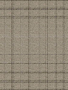 Wool Blend Grey Black Plaid Upholstery Fabric FB
