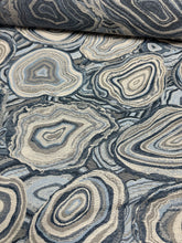 Load image into Gallery viewer, Kravet Design Crypton 34707-1611 Navy Blue Grey Abstract Geode Upholstery Fabric