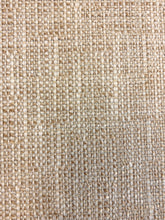Load image into Gallery viewer, Designer Water &amp; Stain Resistant Beige Cream Oatmeal MCM Mid Century Modern Tweed Upholstery Fabric WHS 4585