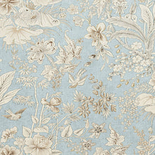 Load image into Gallery viewer, Set of Two Made to Order Thibaut Rosalind Floral Side Drapery Panels