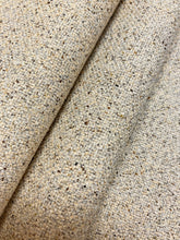 Load image into Gallery viewer, Designer Water &amp; Stain Resistant Beige Brown MCM Mid Century Modern Speckled Tweed Upholstery Fabric STA 4600