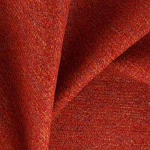 Load image into Gallery viewer, Stain Resistant Heavy Duty MCM Mid Century Modern Tweed Chenille Red Burgendy Orange Upholstery Fabric FB