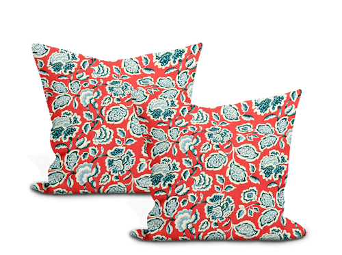 Schumacher Deco Flower Pillow Cover