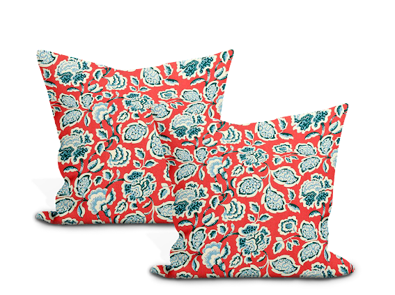 Schumacher Deco Flower Pillow Cover