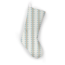 Load image into Gallery viewer, Thibaut Reno Stripe Embroidery Christmas Stocking