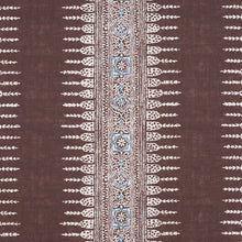 Load image into Gallery viewer, Set of Two Made to Order Thibaut Javanese Stripe Side Drapery Panels