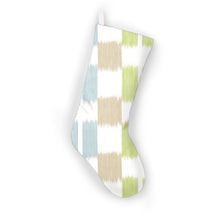 Load image into Gallery viewer, Thibaut Kasuri Christmas Stocking