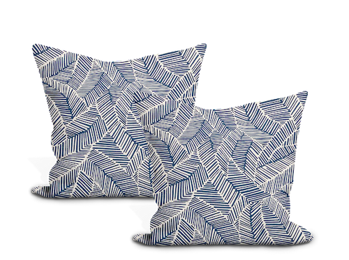 Schumacher Abstract Leaf Pillow Cover