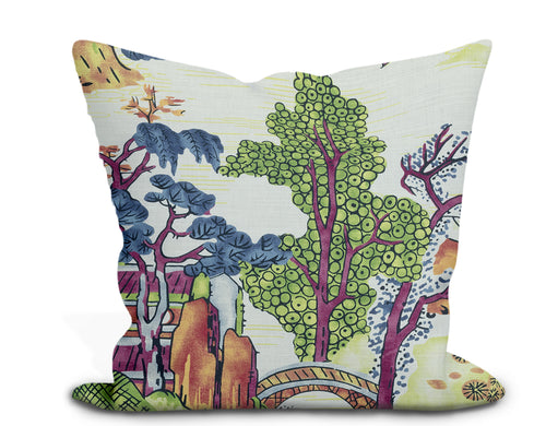 Thibaut Asian Scenic Pillow