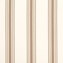 Load image into Gallery viewer, Heavy Duty Ivory Brown Taupe Stripe Upholstery Drapery Fabric
