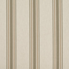 Load image into Gallery viewer, Heavy Duty Seafoam Sage Green Taupe Antique Stripe Upholstery Drapery Fabric